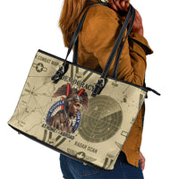 Double V Campaign Tuskegee Airmen Leather Tote Bag Vintage Military Aviation P-51 Mustang World War II Art