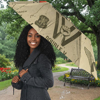 Double V Campaign Tuskegee Airmen Umbrella Vintage Military Aviation P-51 Mustang World War II Art