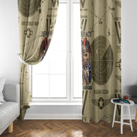 Double V Campaign Tuskegee Airmen Window Curtain Vintage Military Aviation P-51 Mustang World War II Art