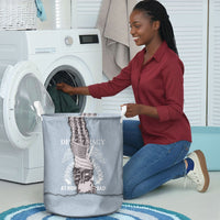 Double V Campaign American Democracy Laundry Basket Military Buffalo Soldiers World War II Heritage Art