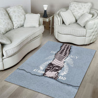 Double V Campaign American Democracy Area Rug Military Buffalo Soldiers World War II Heritage Art