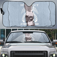 Double V Campaign American Democracy Auto Sun Shade Military Buffalo Soldiers World War II Heritage Art