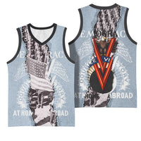 Double V Campaign American Democracy Basketball Jersey Military Buffalo Soldiers World War II Heritage Art