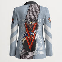 Double V Campaign American Democracy Blazer Military Buffalo Soldiers World War II Heritage Art