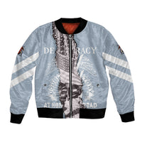 Double V Campaign American Democracy Bomber Jacket Military Buffalo Soldiers World War II Heritage Art