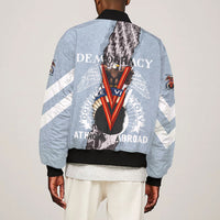 Double V Campaign American Democracy Bomber Jacket Military Buffalo Soldiers World War II Heritage Art