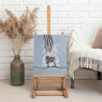 Double V Campaign American Democracy Canvas Wall Art Military Buffalo Soldiers World War II Heritage Art