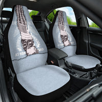 Double V Campaign American Democracy Car Seat Cover Military Buffalo Soldiers World War II Heritage Art