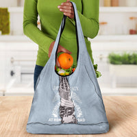 Double V Campaign American Democracy Grocery Bag Military Buffalo Soldiers World War II Heritage Art