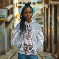 Double V Campaign American Democracy Hoodie Military Buffalo Soldiers World War II Heritage Art