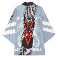 Double V Campaign American Democracy Kimono Military Buffalo Soldiers World War II Heritage Art