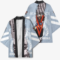 Double V Campaign American Democracy Kimono Military Buffalo Soldiers World War II Heritage Art