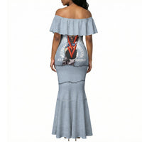 Double V Campaign American Democracy Mermaid Dress Military Buffalo Soldiers World War II Heritage Art