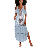 Double V Campaign American Democracy Summer Maxi Dress Military Buffalo Soldiers World War II Heritage Art