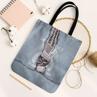 Double V Campaign American Democracy Tote Bag Military Buffalo Soldiers World War II Heritage Art