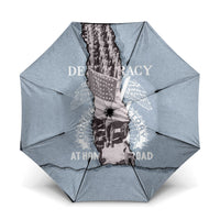 Double V Campaign American Democracy Umbrella Military Buffalo Soldiers World War II Heritage Art