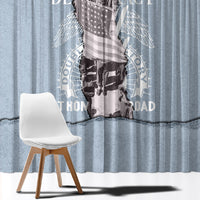 Double V Campaign American Democracy Window Curtain Military Buffalo Soldiers World War II Heritage Art