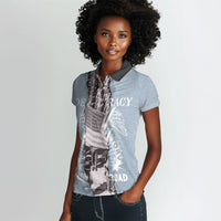 Double V Campaign American Democracy Women Polo Shirt Military Buffalo Soldiers World War II Heritage Art