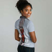 Double V Campaign American Democracy Women Polo Shirt Military Buffalo Soldiers World War II Heritage Art