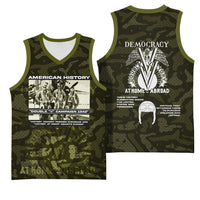 Double V Campaign American History 1942 Basketball Jersey Military Camouflage Tuskegee Airmen World War II