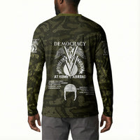 Double V Campaign American History 1942 Button Sweatshirt Military Camouflage Tuskegee Airmen World War II