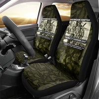 Double V Campaign American History 1942 Car Seat Cover Military Camouflage Tuskegee Airmen World War II