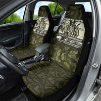 Double V Campaign American History 1942 Car Seat Cover Military Camouflage Tuskegee Airmen World War II
