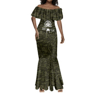 Double V Campaign American History 1942 Mermaid Dress Military Camouflage Tuskegee Airmen World War II
