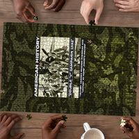 Double V Campaign American History 1942 Puzzle Military Camouflage Tuskegee Airmen World War II