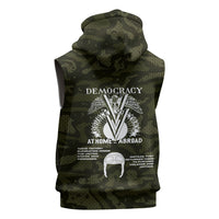 Double V Campaign American History 1942 Sleeveless Hoodie Military Camouflage Tuskegee Airmen World War II