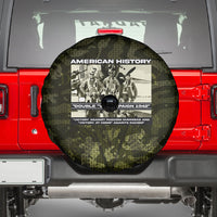 Double V Campaign American History 1942 Spare Tire Cover Military Camouflage Tuskegee Airmen World War II