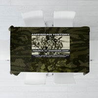 Double V Campaign American History 1942 Tablecloth Military Camouflage Tuskegee Airmen World War II