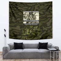 Double V Campaign American History 1942 Tapestry Military Camouflage Tuskegee Airmen World War II