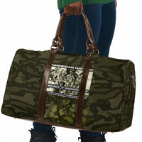 Double V Campaign American History 1942 Travel Bag Military Camouflage Tuskegee Airmen World War II