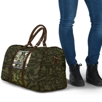 Double V Campaign American History 1942 Travel Bag Military Camouflage Tuskegee Airmen World War II