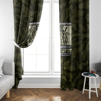 Double V Campaign American History 1942 Window Curtain Military Camouflage Tuskegee Airmen World War II