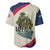 Liberia Wildlife Baseball Jersey with African Safari and Ocean Marine Life Design