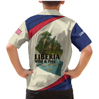 Liberia Wildlife Family Matching Mermaid Dress and Hawaiian Shirt with African Safari and Ocean Marine Life Design