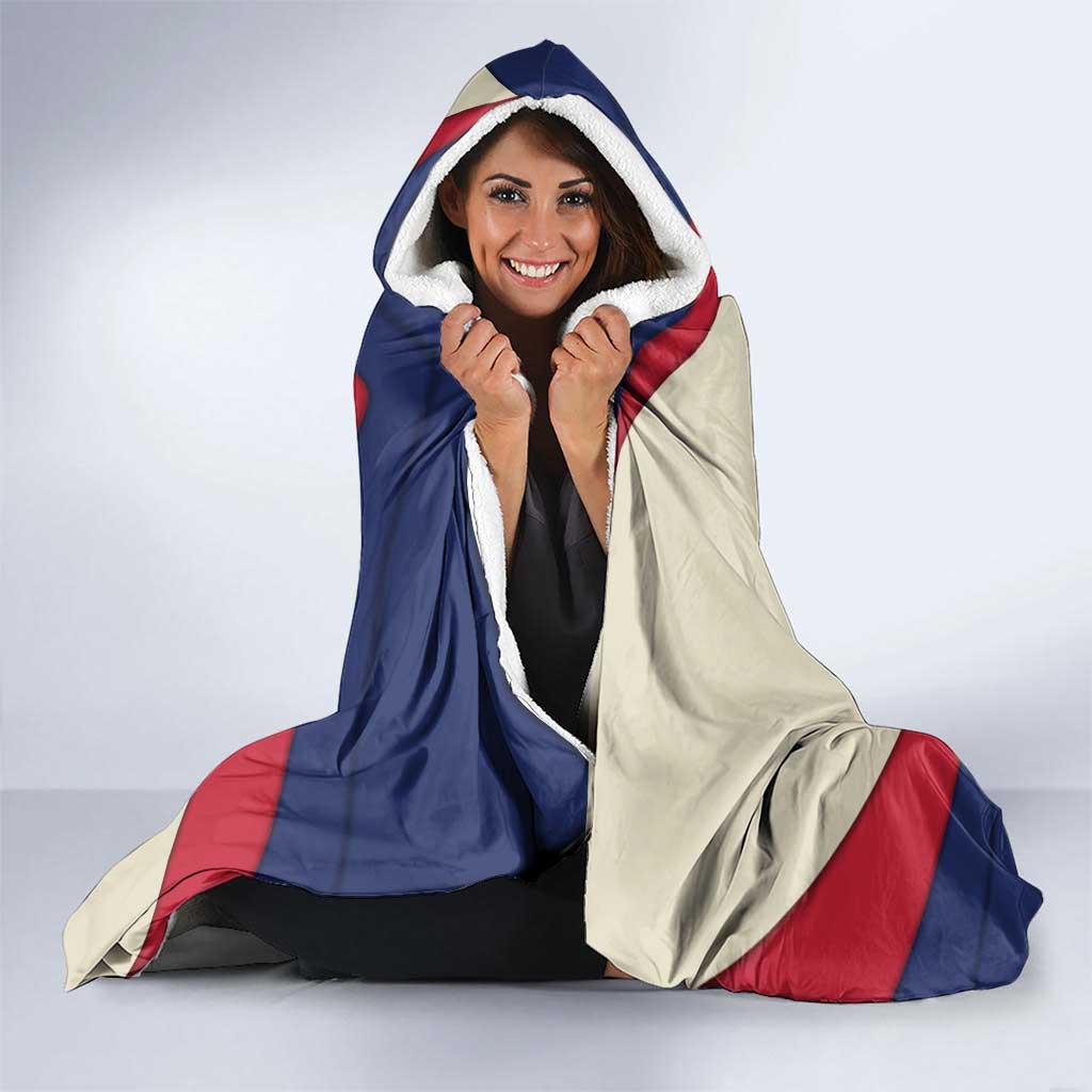 Liberia Wildlife Hooded Blanket with African Safari and Ocean Marine Life Design