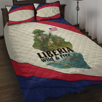 Liberia Wildlife Quilt Bed Set with African Safari and Ocean Marine Life Design