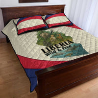 Liberia Wildlife Quilt Bed Set with African Safari and Ocean Marine Life Design