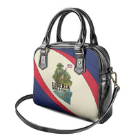Liberia Wildlife Shoulder Handbag with African Safari and Ocean Marine Life Design