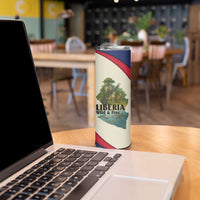 Liberia Wildlife Skinny Tumbler with African Safari and Ocean Marine Life Design