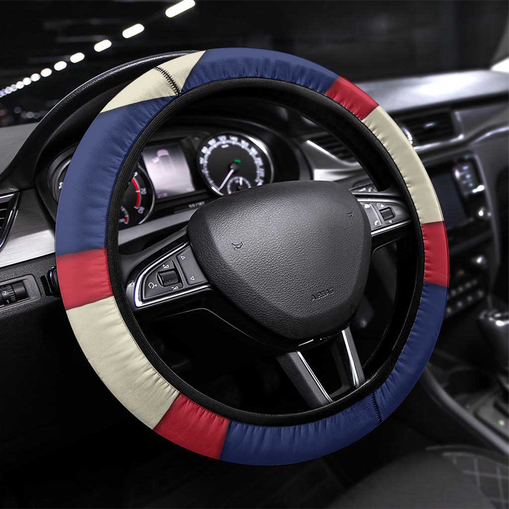 Liberia Wildlife Steering Wheel Cover with African Safari and Ocean Marine Life Design