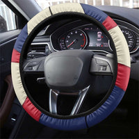 Liberia Wildlife Steering Wheel Cover with African Safari and Ocean Marine Life Design