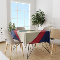 Liberia Wildlife Tablecloth with African Safari and Ocean Marine Life Design