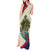 Liberia Wildlife Tank Maxi Dress with African Safari and Ocean Marine Life Design