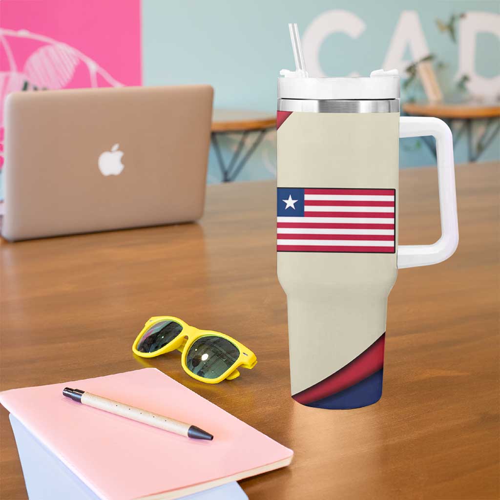 Liberia Wildlife Tumbler With Handle with African Safari and Ocean Marine Life Design