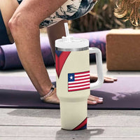 Liberia Wildlife Tumbler With Handle with African Safari and Ocean Marine Life Design