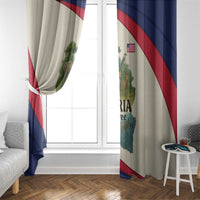 Liberia Wildlife Window Curtain with African Safari and Ocean Marine Life Design